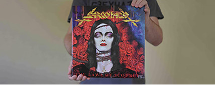 Sarcofago - The laws of Scourge Vinyl back in stock